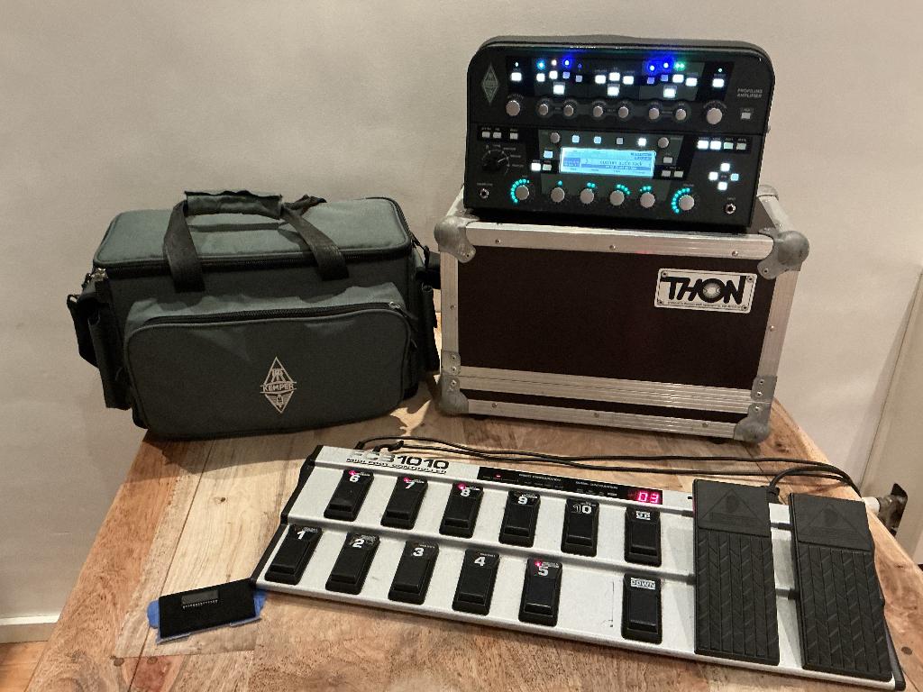 Kemper Profiling amp plus FC en cases, Muziek en Instrumenten, Ophalen of Verzenden, Gebruikt, Solid body, Gibson