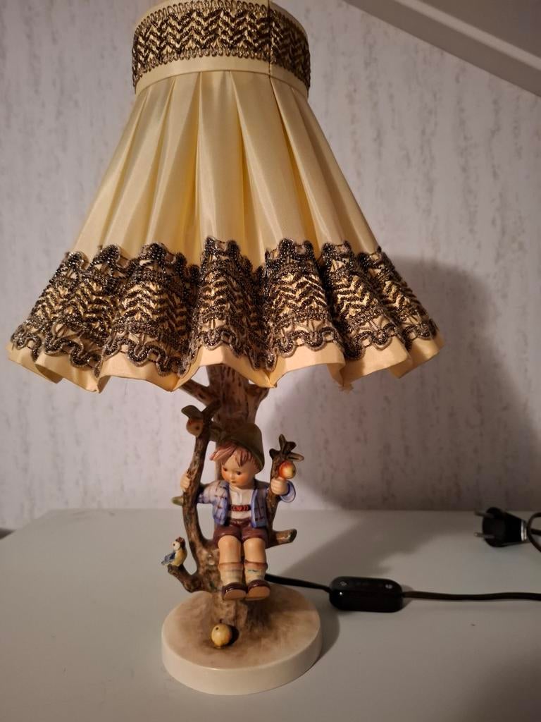 Vintage Hummel lamp "Apple Tree Boy" - Jaren '50, Ophalen of Verzenden