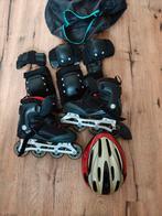Inline skates set HY Sports maat 42 met bescherming en helm, Ophalen of Verzenden