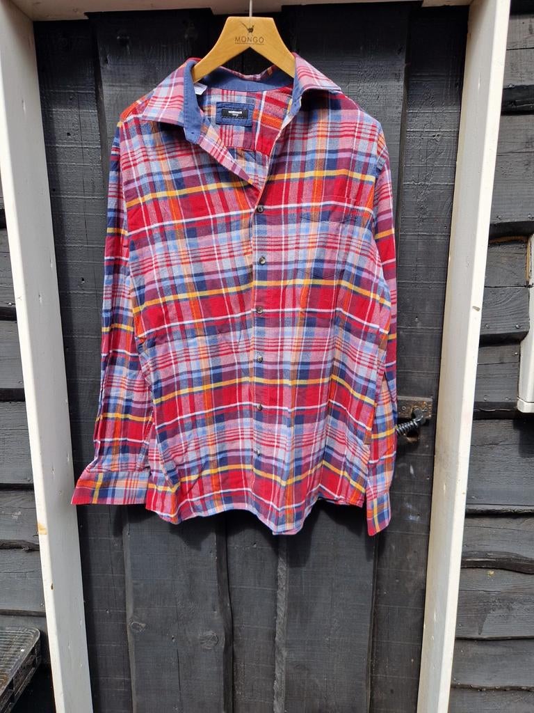 FLANELLEN OVERHEMD MAAT XL, Ophalen of Verzenden, Zo goed als nieuw, Halswijdte 43/44 (XL)