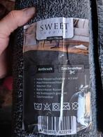 Antraciet vloerkleed 120x170 cm - Zacht en wasbaar, 100 tot 150 cm, Nieuw, Grijs, Ophalen of Verzenden