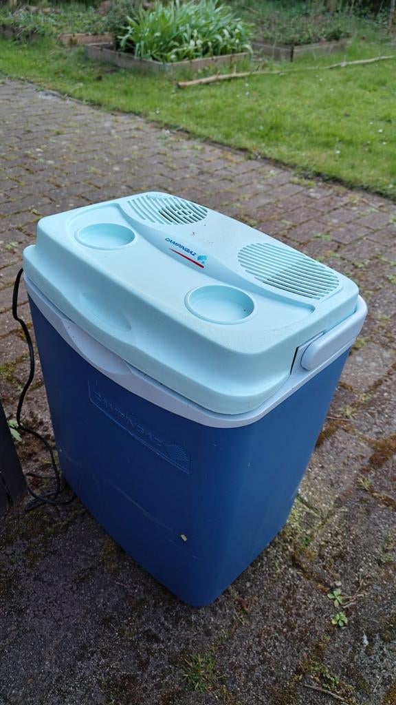 Koelbox campingaz, blauw, 12v, Ophalen, Gebruikt, Elektrisch