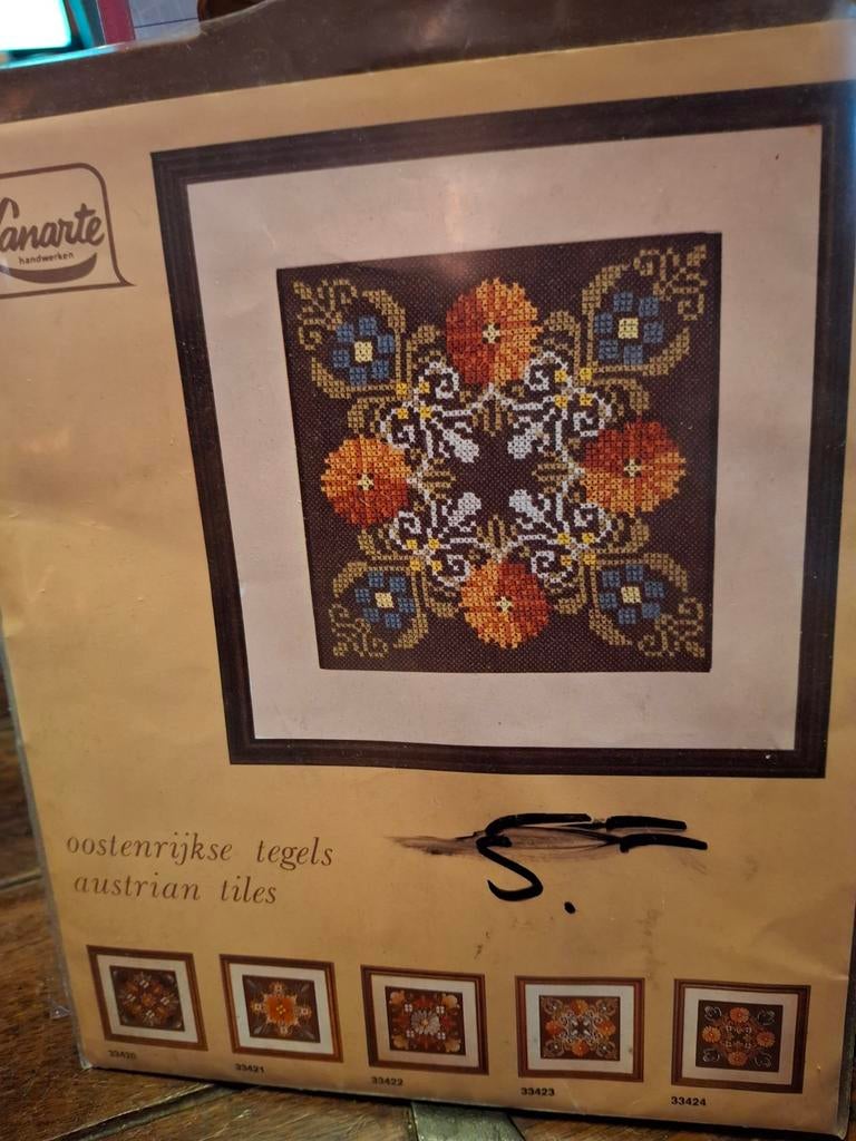 Oostenrijkse tegel, Ophalen of Verzenden, Nieuw, Borduurpakket