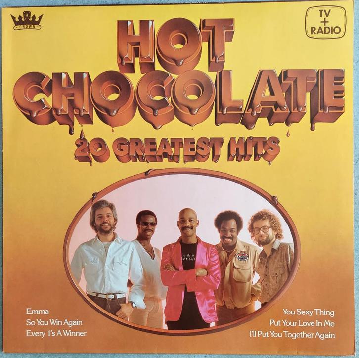 Hot Chocolate – 20 Greatest Hits; LP vinyl 1980, Cd's en Dvd's, Vinyl | Pop, Gebruikt, 12 inch, Ophalen of Verzenden