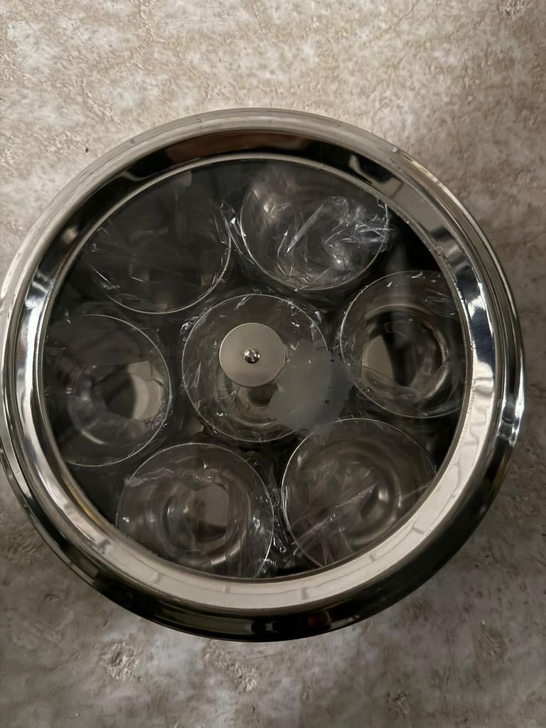 Kruidenblik, Ophalen of Verzenden, Nieuw, Metaal, Zilver