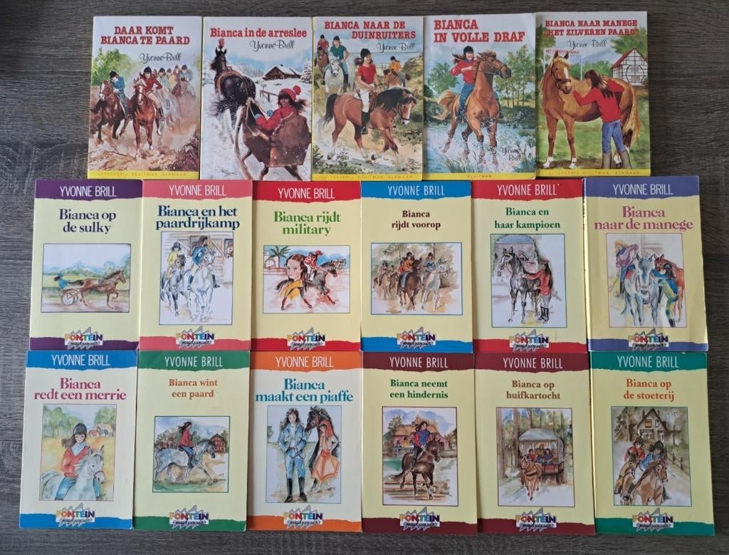 Yvonne Brill - Bianca - 17 boekjes, Boeken, Kinderboeken | Jeugd | 10 tot 12 jaar, Ophalen of Verzenden, Gelezen, Yvonne Brill