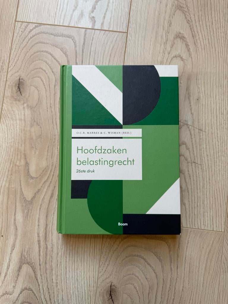 Hoofdzaken belastingrecht - 26e druk, Ophalen of Verzenden, Gamma, Zo goed als nieuw, WO