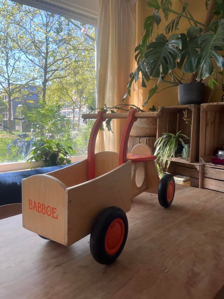 Babboe Loopfiets - Houten loopvoertuig voor kinderen, Ophalen, Gebruikt, Loopfiets