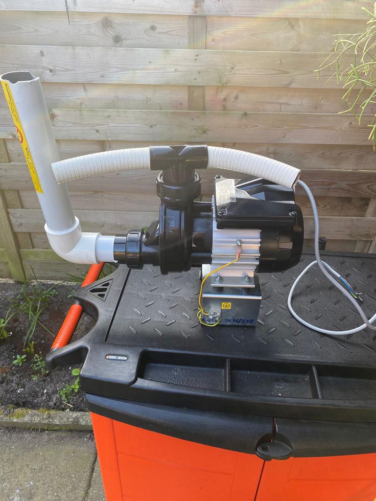 Zelfaanzuigende Pomp met PVC-aansluiting, Ophalen, Gebruikt, Elektrisch, Beregeningspomp