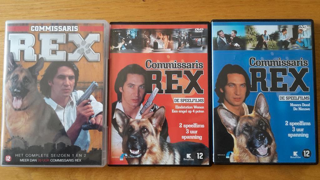 Commissaris Rex Kommissar seizoen 1 en 2 en de speelfilms, Cd's en Dvd's, Dvd's | Tv en Series, Gebruikt, Boxset, Ophalen of Verzenden