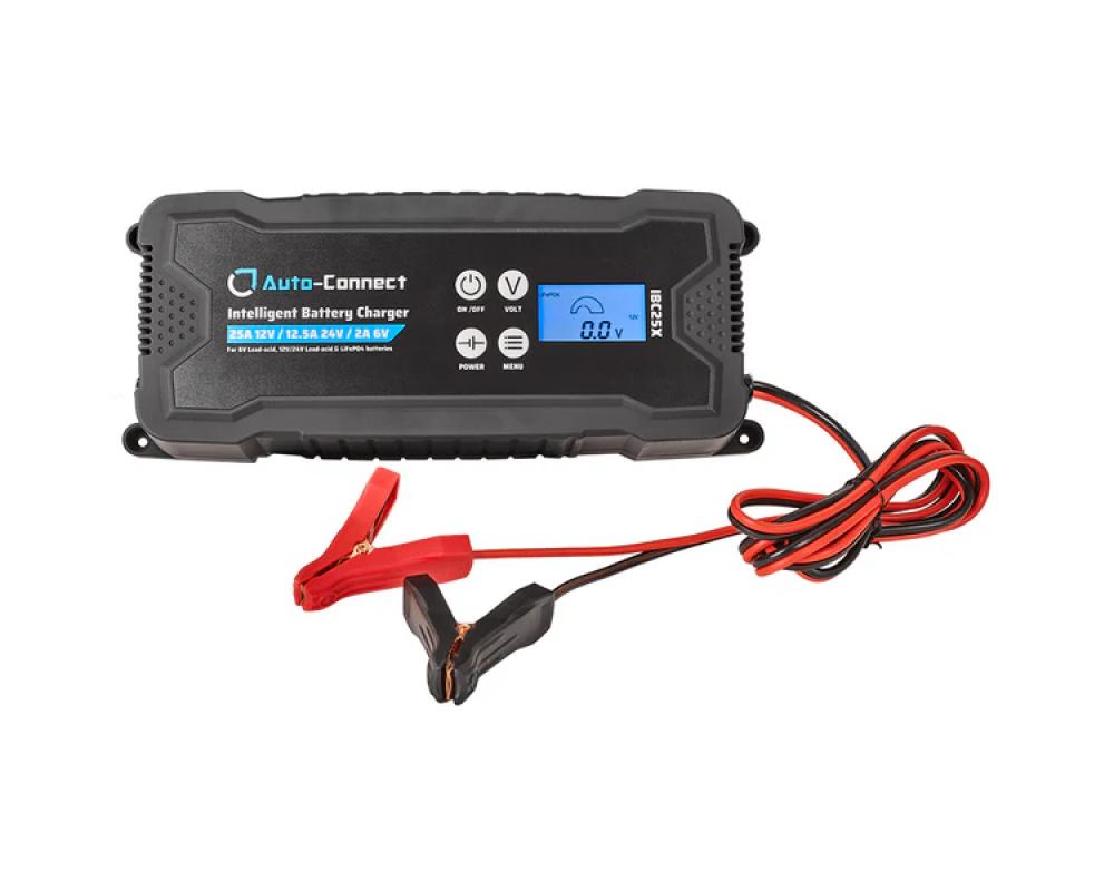 Auto Connect Acculader AGM, GEL, Lood, MF, LiFePO4 6/12/24V, Info@optimount.nl, Nieuw, Ophalen of Verzenden, Overige automerken