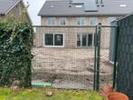 Groen gecoate metalen brede tuinpoort, Tuin en Terras, Ophalen, Gebruikt, 150 tot 200 cm, IJzer