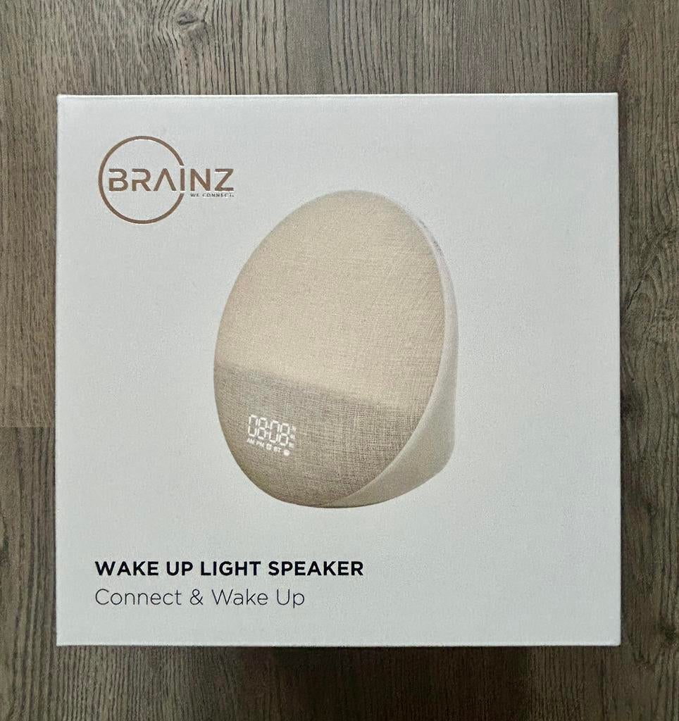 Wekker: Brainz Wake Up Light Speaker, Ophalen of Verzenden, Nieuw, Digitaal