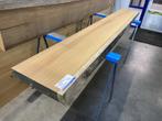 Iroko boomstamblad houten wandplank / badkamerplank