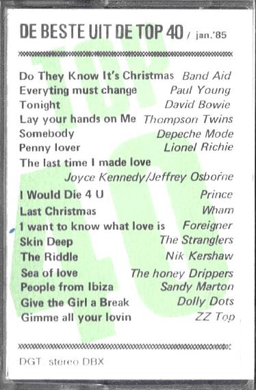 GEZOCHT: Cassettebandjes ´De beste uit de top 40´ 1985-1990, Cd's en Dvd's, Cassettebandjes, Gebruikt, Overige genres, 26 bandjes of meer
