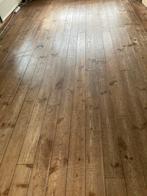 Massief grenen vloerplanken 40m2, Ophalen, Gebruikt, Vloerdelen of -planken, 10 m² of meer