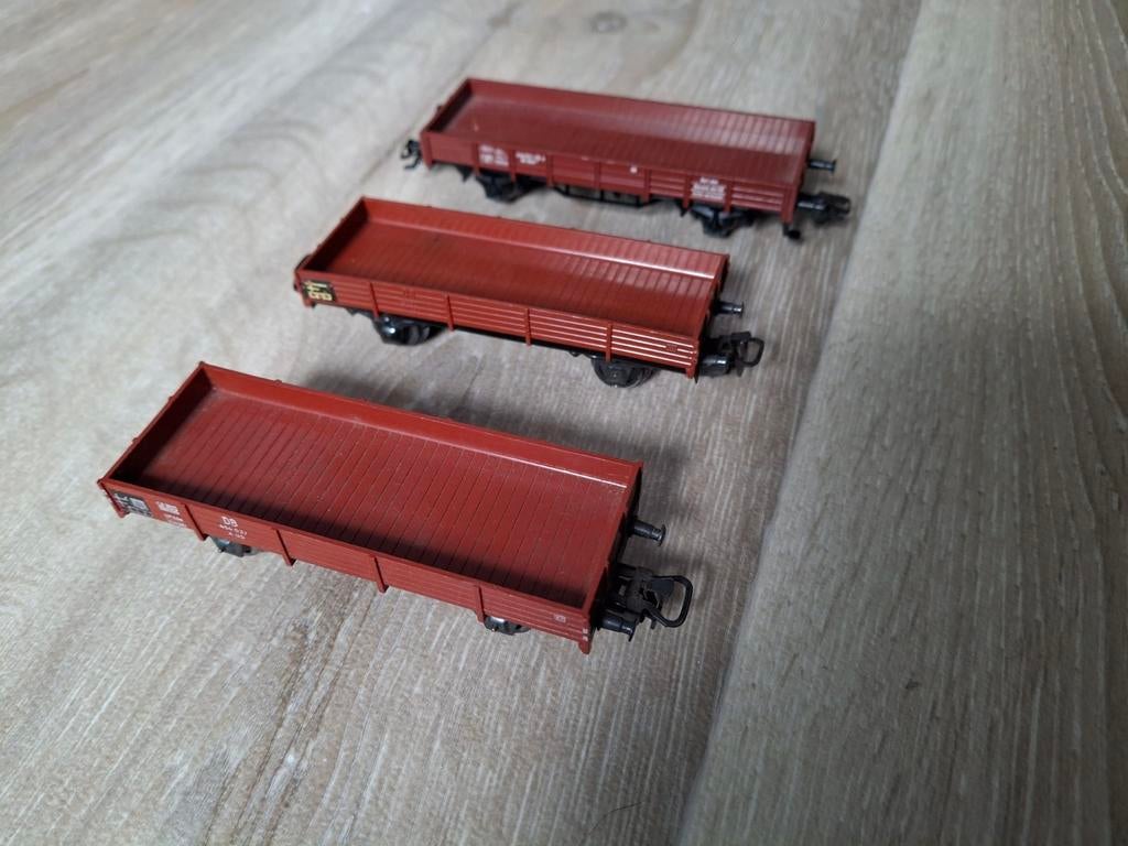 Marklïn HO lageboord wagons DB, Wisselstroom, Gebruikt, Wagon, Ophalen of Verzenden