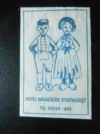 suikerzakje Hotel Waanders Staphorst, Ophalen of Verzenden