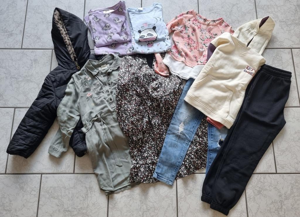 Winterkleding pakket meisje maat 128, Kinderen en Baby's, Kinderkleding | Maat 128, Ophalen of Verzenden, Zo goed als nieuw, Meisje