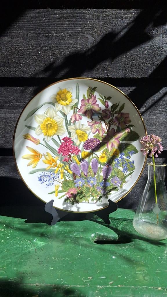 Vintage Franklin Mint, Wedgwood porseleinen sierbord, bord, Huis en Inrichting, Vintage, Ophalen of Verzenden, Zo goed als nieuw