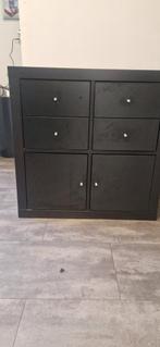 IKEA Kallax kast met 4 lades en 2 deurtjes, Ophalen of Verzenden, Gebruikt