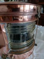 Antieke Rood koperen Scheeps Toplicht, Ophalen of Verzenden, Gebruikt, Motorboot of Zeilboot