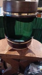 Vintage tonkast met leer en geheime opbergruimte, Ophalen, Gebruikt