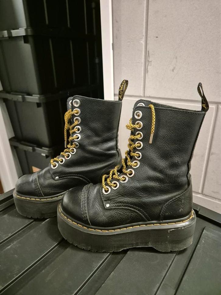 Dr. Martens Sinclair Hi Max Platform Boots Maat 37, Kleding | Dames, Schoenen, Gedragen, Lage of Enkellaarzen, Zwart, Ophalen of Verzenden