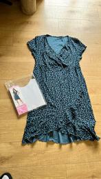 Nieuwe jurk maat l 38 40 42 tijgerprint wit zwart dots stip, Ophalen of Verzenden, Nieuw, Maat 38/40 (M), Wit