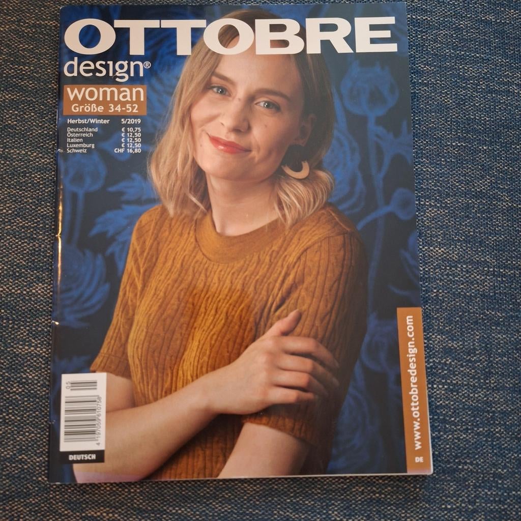 OTTOBRE design woman 5/2019 Patroonblad Herfst/Winter, Hobby en Vrije tijd, Kledingpatronen, Ophalen of Verzenden, Kind, Overige merken