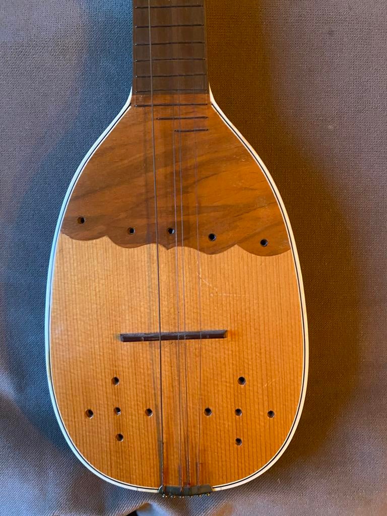 Vintage mandoline-achtig snaarinstrument, Ophalen of Verzenden, Gebruikt, Overige typen