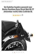 Afneembare zadeltashouders Harley Davidson Dyna 06-17, Ophalen