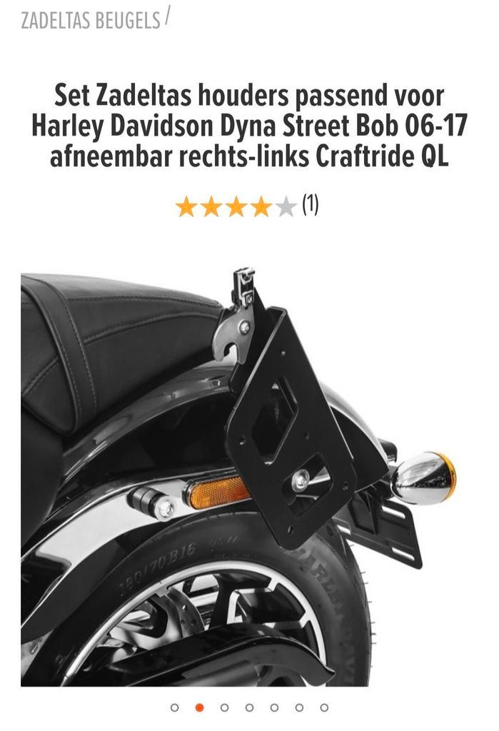 Afneembare zadeltashouders Harley Davidson Dyna 06-17, Motoren, Accessoires | Koffers en Tassen, Ophalen