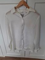 Blouse overhemd Scotch&Soda M linnen, Ophalen of Verzenden, Zo goed als nieuw, Wit, Korte mouw