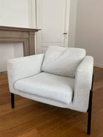 Lichtgrijze fauteuils, Huis en Inrichting, Ophalen, Gebruikt, Stof, 75 tot 100 cm