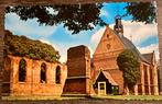 Oude Ansichtkaart Bergen (N.H.) - Ruïne en Kerk (1918), Ophalen of Verzenden, Voor 1920, Gelopen, Noord-Holland