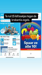 Te ruil zegels mini ruilen tegen Brabantia zegels, Verzamelen, Supermarktacties, Albert Heijn, Ophalen of Verzenden