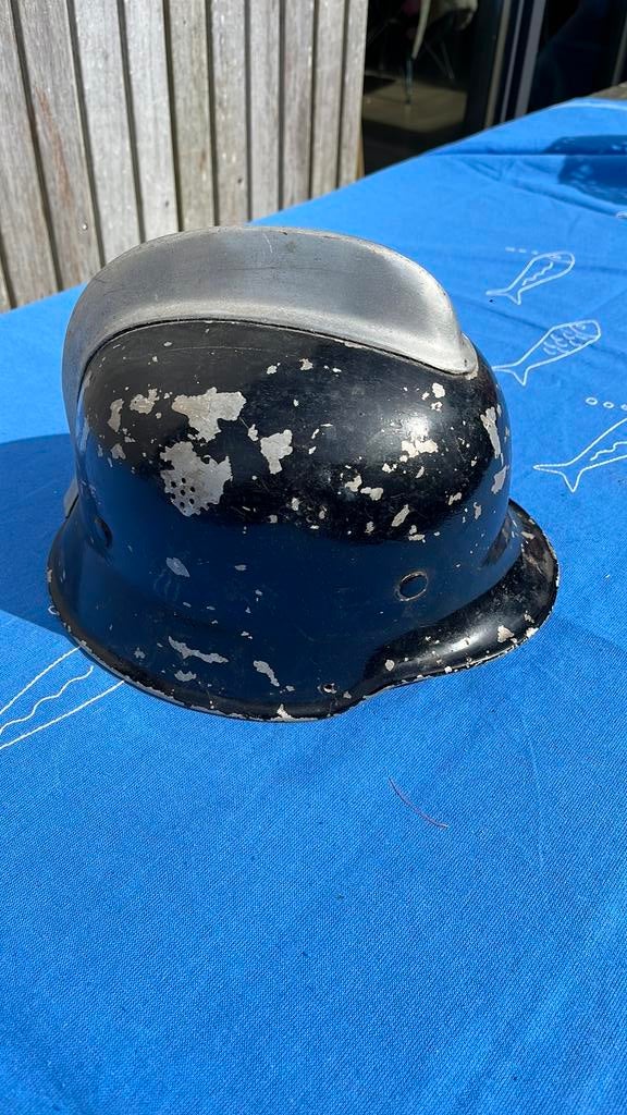 Duitse brandweerhelm helm aluminium, Ophalen of Verzenden, Landmacht, Duitsland