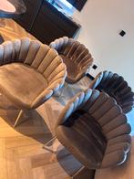 4 eettafel stoelen, Ophalen, Minder dan 75 cm, Zo goed als nieuw, Stof