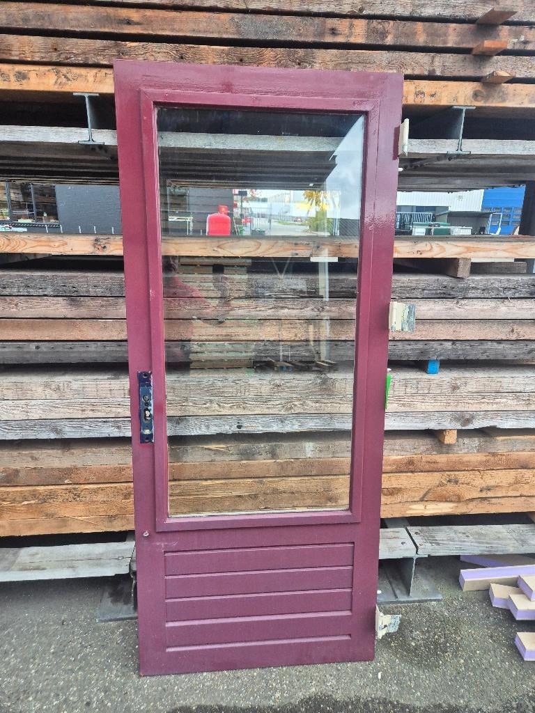 Achterdeur schuurdeur buitendeur deur 207 x 88 ( 426 ), Doe-het-zelf en Verbouw, Deuren en Horren, Gebruikt, Buitendeur, 200 tot 215 cm