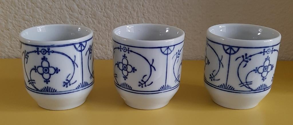 Jäger Eisenberg Blau Saks eierdopjes ( 3 stuks ), Ophalen, Overige typen, Zo goed als nieuw, Overige stijlen