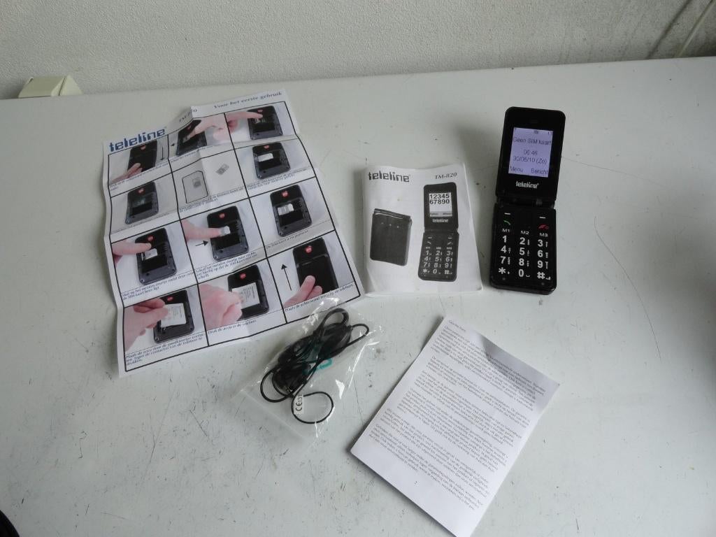 Teleline TM-820 mobiele telefoon senioren, Ophalen of Verzenden