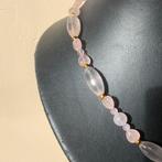 Rozenkwarts ketting & oorbellen ultieme liefde geluk SALE, Sieraden, Tassen en Uiterlijk, Kettingen, Nieuw, Verstelbaar, Ophalen of Verzenden