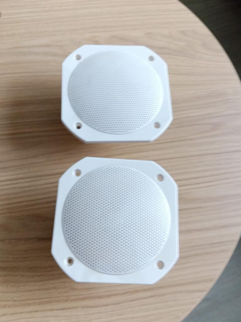 Twee witte Visaton FRS 10 WP speakers, Overige merken, Nieuw, Ophalen of Verzenden, Minder dan 60 watt