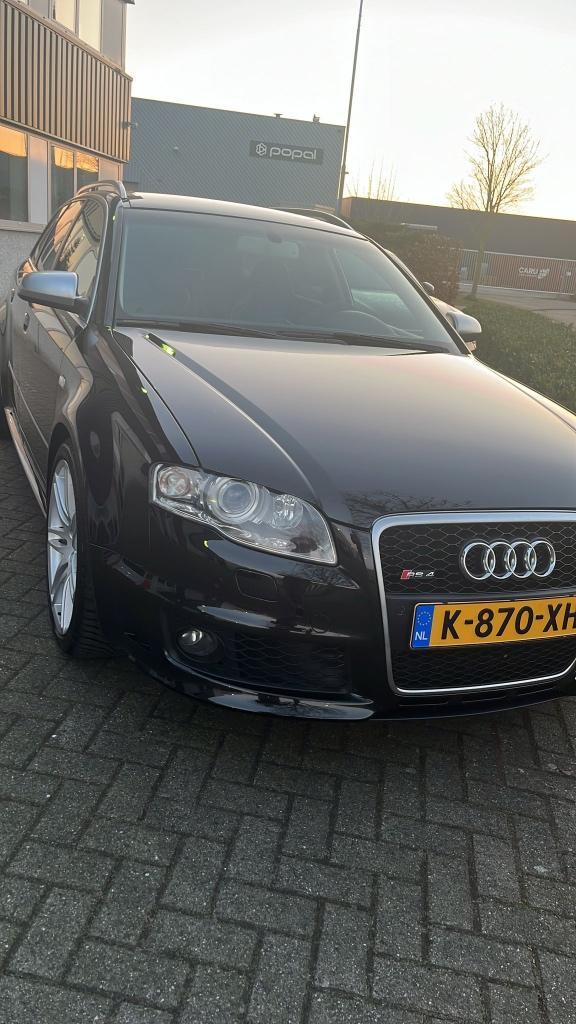 Audi RS4 4.2 FSI V8 Avant 309KW Quattro 2007 Zwart, Auto's, Audi, Particulier, RS4, 4x4, ABS, Airbags, Airconditioning, Alarm