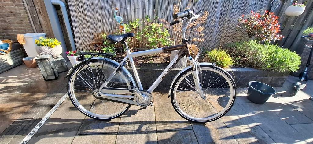 Telford/Bikkel herenfiets 50 cm, Velgrem, Versnellingen, 49 tot 53 cm, Zo goed als nieuw