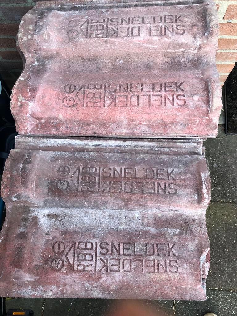 Dakpannen Sneldek RBB, Ophalen, Steen of Klei, 5 tot 10 m², Zo goed als nieuw