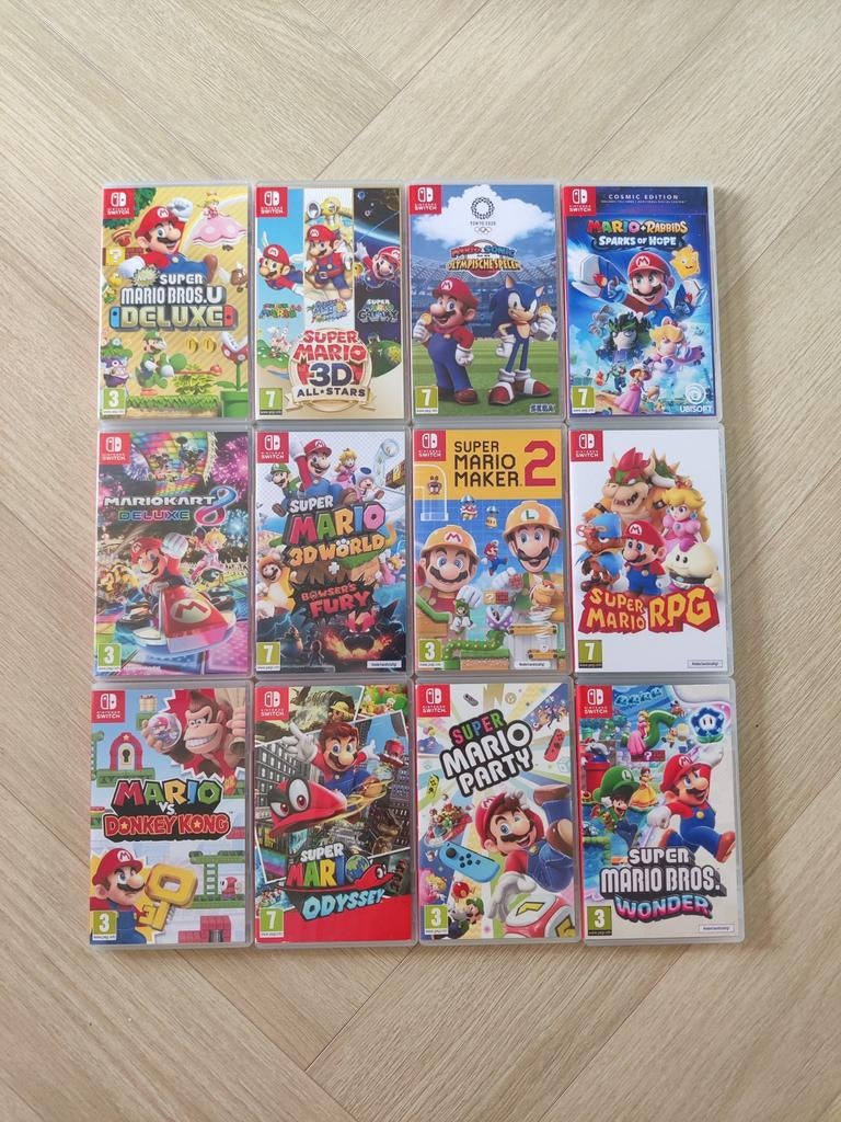 Mario spellen voor de Nintendo Switch!, Spelcomputers en Games, Nintendo, Nintendo, Nintendo, Ophalen of Verzenden