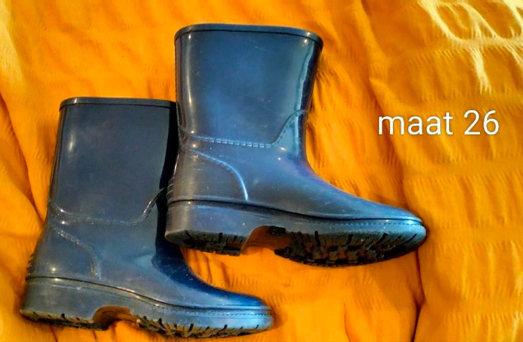 Blauwe kinderlaarzen maat 26, Ophalen of Verzenden