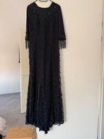 Donkerblauwe avondjurk, Galajurk, Blauw, Maat 42/44 (L), Ophalen of Verzenden